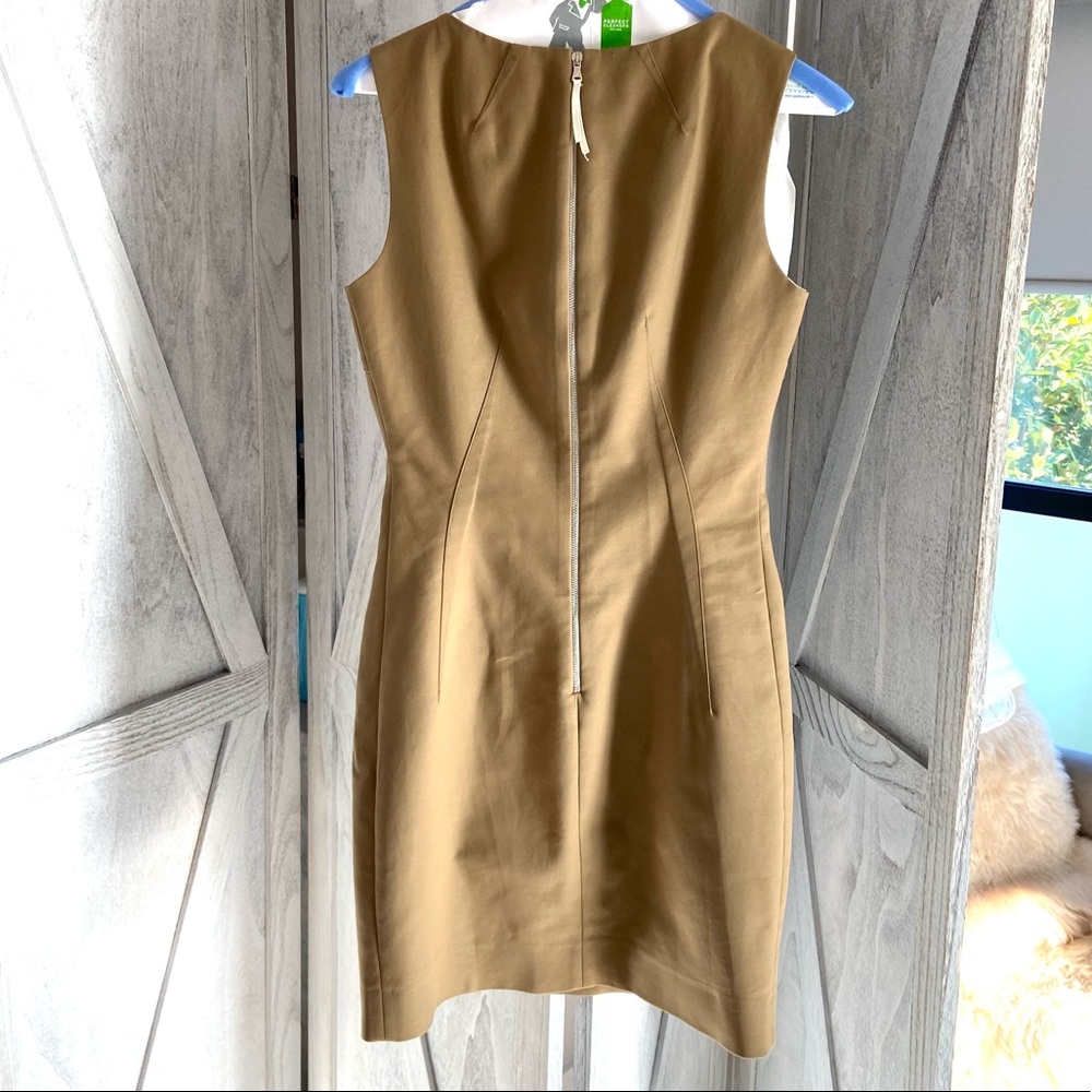 D&G | Midi Sheath Dress in Khaki - Picture 4 of 8